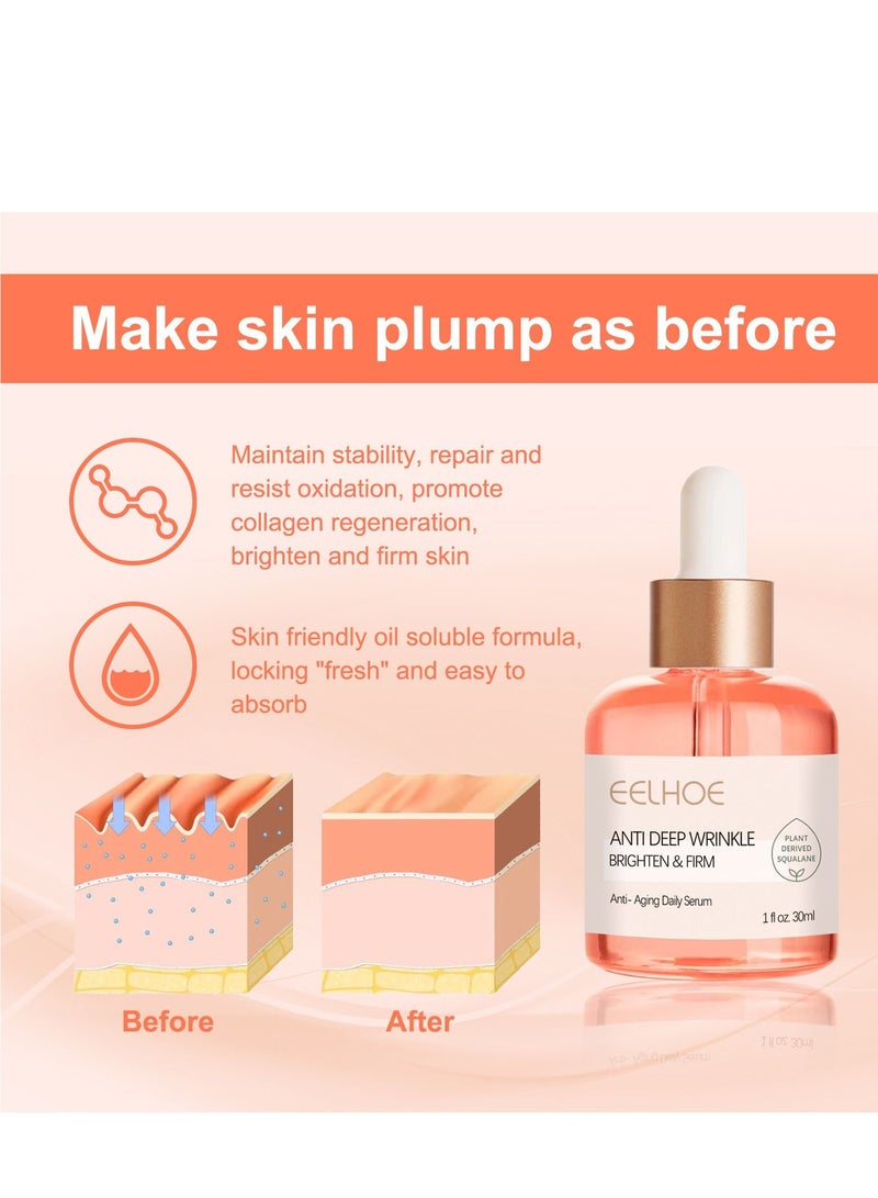 EELHOE Rose oil VC anti wrinkle essence, facial firming, removing legal lines, lifting head lines, moisturizing and moisturizing - Image 5