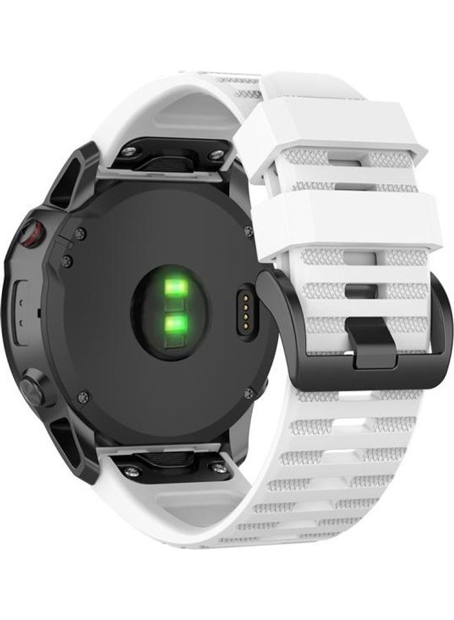NIBEMINENT Replacement Band With 2-Piece Tool For Garmin White - Image 3