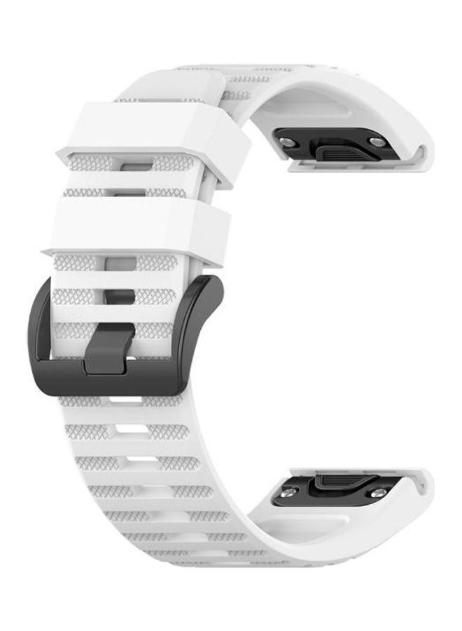 NIBEMINENT Replacement Band With 2-Piece Tool For Garmin White - Image 4