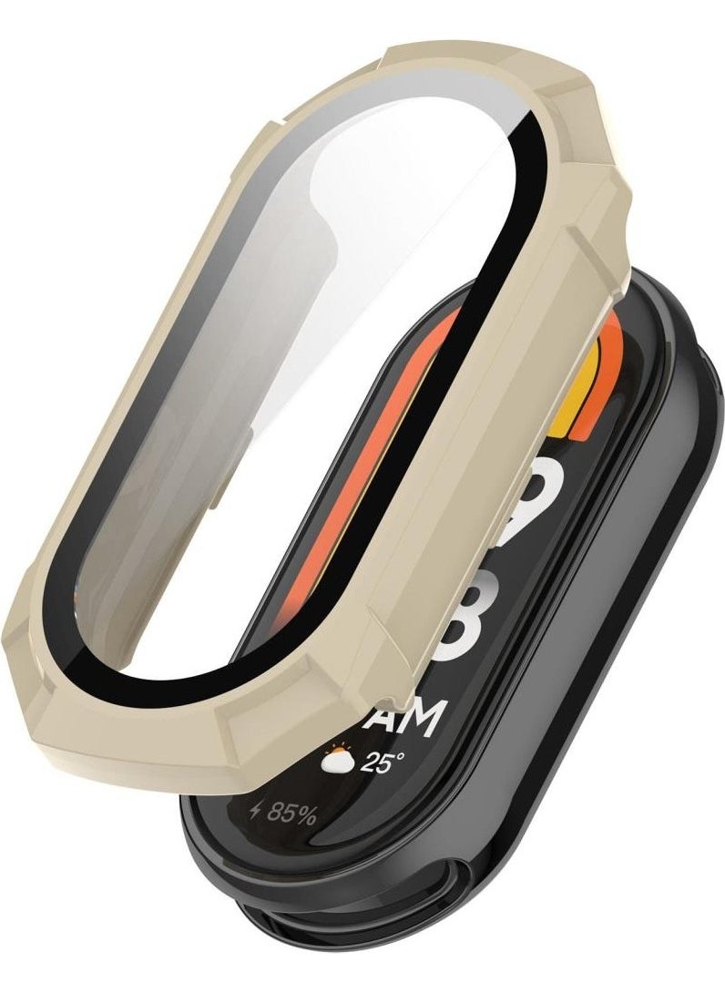Techmaster Mi band 8 Compatible Rubber 360° Screen Case Protective Cover Case  - Image 1