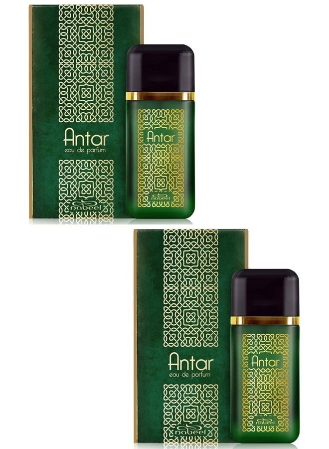 نبيل طقم 2 قطعة نبيل عنتر او دي بارفان 100 مل - Image 1