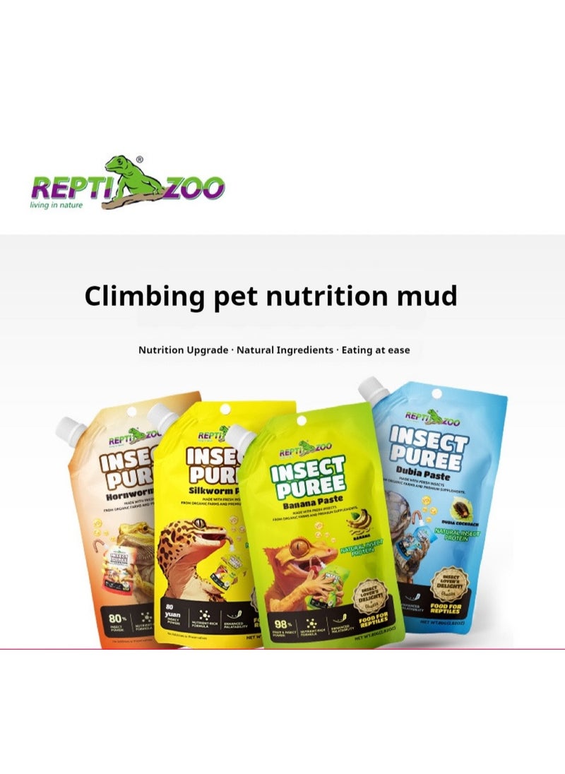 REPTIZOO REPTIZOO living in nature Dubia Paste 80G,Perfect for most insect-eating reptiles, such as geckos, lizards, and chameleons.  - Image 2