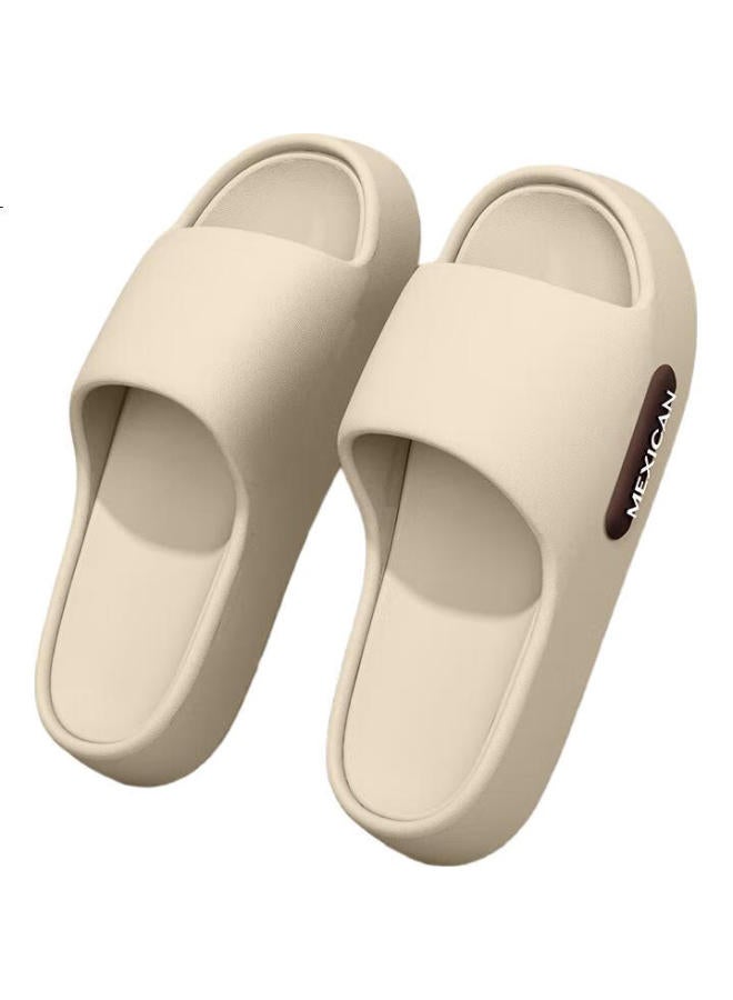 Scarecrow Couple Slippers For Men And Women, Thick-Soled Home Shower Slippers For Indoor And Outdoor Use, Silent Chinese Red Cool Slippers, Size 44-45 - Image 3