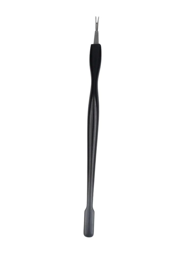 FOLELLO Professional Cuticle Pusher and Spoon Nail Cleaner, Manicure and Pedicure Tool for Fingernail and Toenail Care, Stainless Steel Cuticle Remover, Professional Salon Accessories - Image 1
