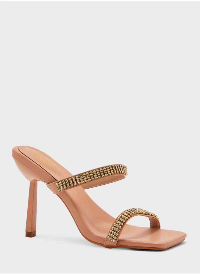 Ella Limited Edition Diamante Strappy Mule