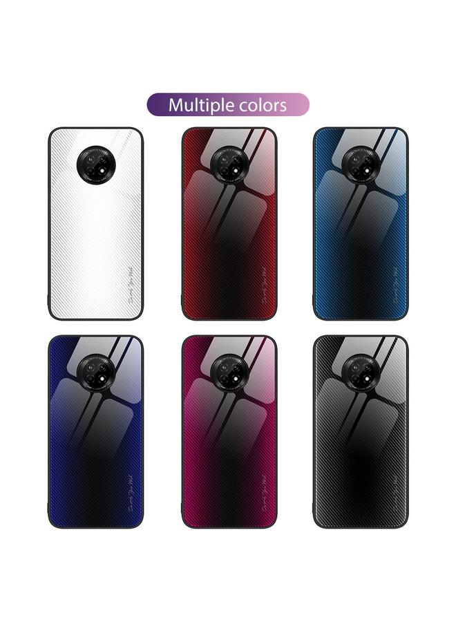 اس-توب جراب لهاتف Huawei Enjoy 20 Plus 5G، جراب هاتف من مادة TPU بنسيج متدرج من الزجاج - Image 2