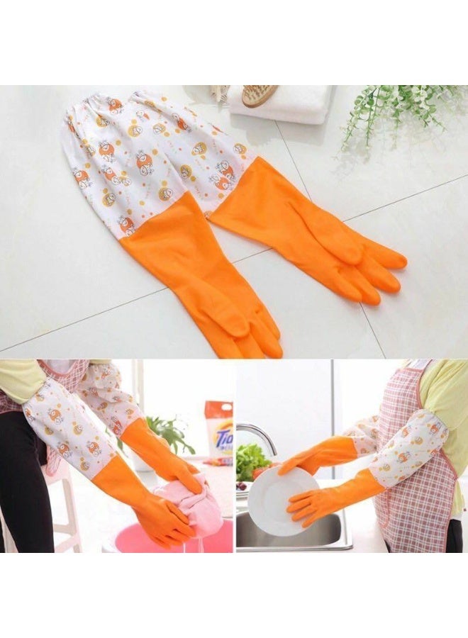 Dishwashing elbow gloves – Protection and comfort while washing dishes with practical silicone Z - Image 2