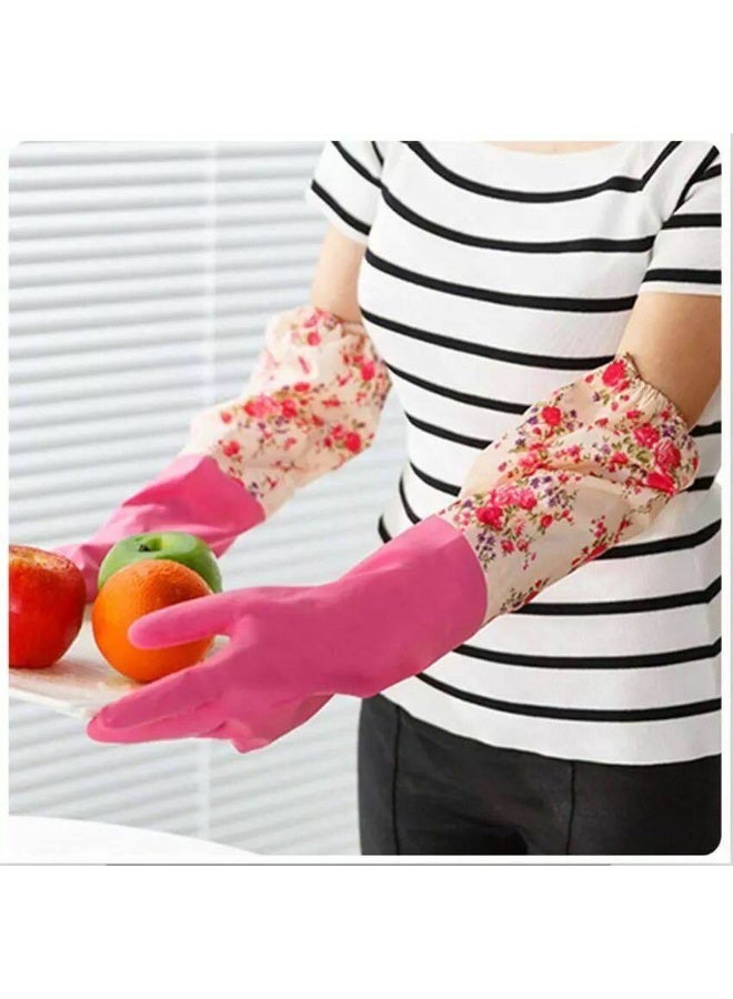 Dishwashing elbow gloves – Protection and comfort while washing dishes with practical silicone Z - Image 3