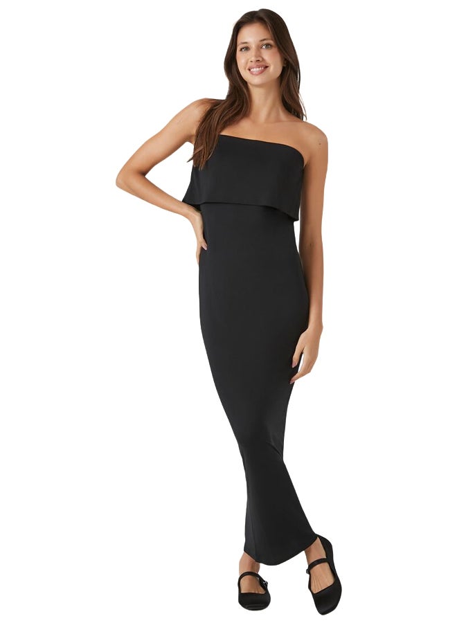 FOREVER 21 Flounce Midi Tube Dress - Image 1