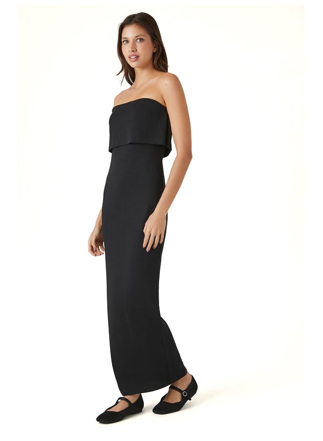 FOREVER 21 Flounce Midi Tube Dress - Image 4