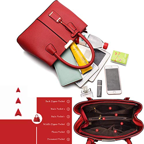 COCIFER Purses and Handbags for Women Shoulder Tote Bags Top Handle Satchel - Image 5