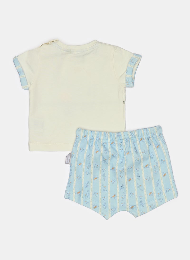 Babydola Baby Boys Short & T-shirt Set - Image 2