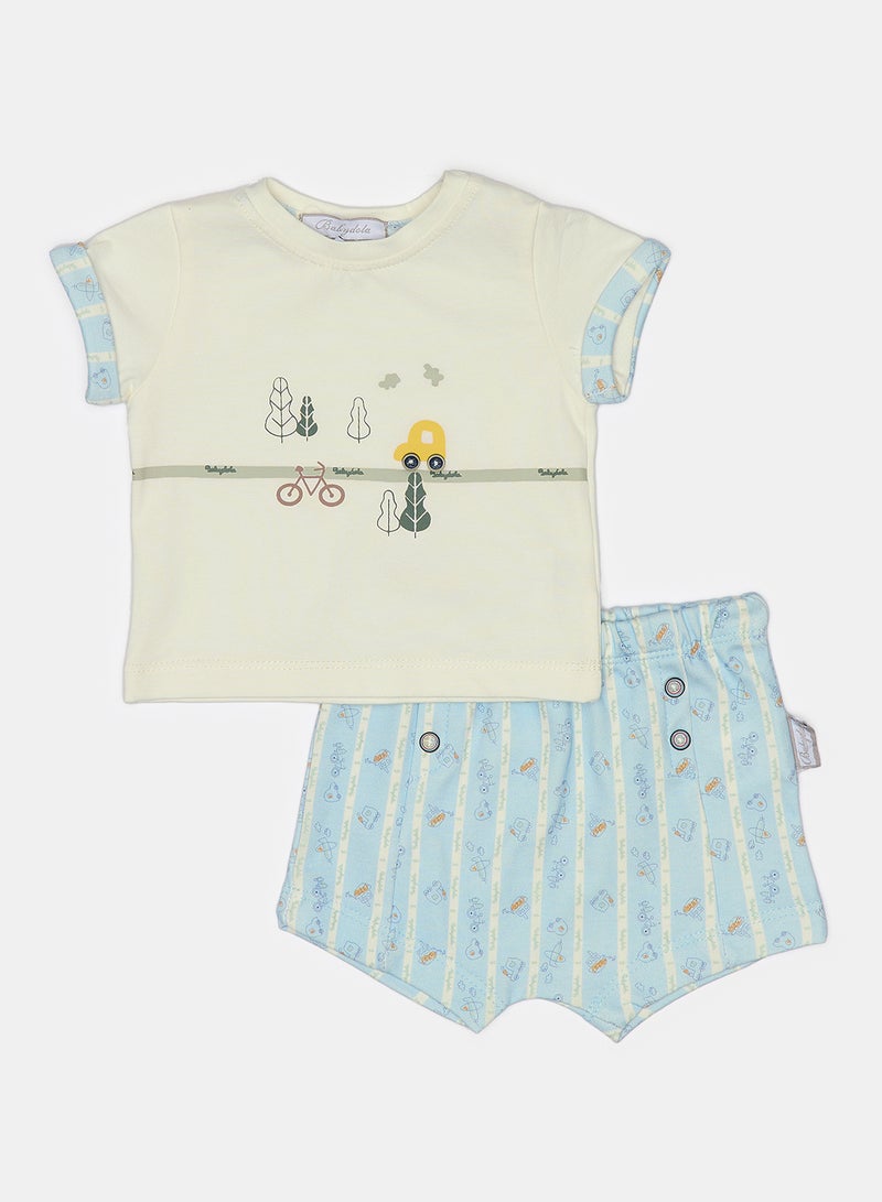 Babydola Baby Boys Short & T-shirt Set - Image 1