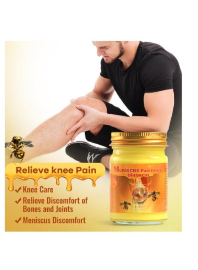 سوميفون كريم تسكين آلام سم النحل، مرهم سريع الامتصاص لتسكين آلام المفاصل والركبة، كريم علاج الغضروف المفصلي الناعم اللطيف، ضمادة طبية لتسكين آلام العضلات في مفصل الركبة والتهاب المفاصل 100جرام - Image 3