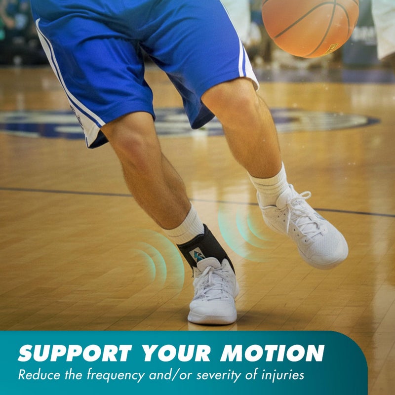 Med Spec ASO Ankle Stabilizer (Large, Black) â€“ Lace Up Ankle Brace for Sprained Ankle and Peroneal Tendonitis, Orthopedic Ankle Support for Men, Women, Adults, Teens and Kids, Sports Injury Recovery, 264015 - Image 5