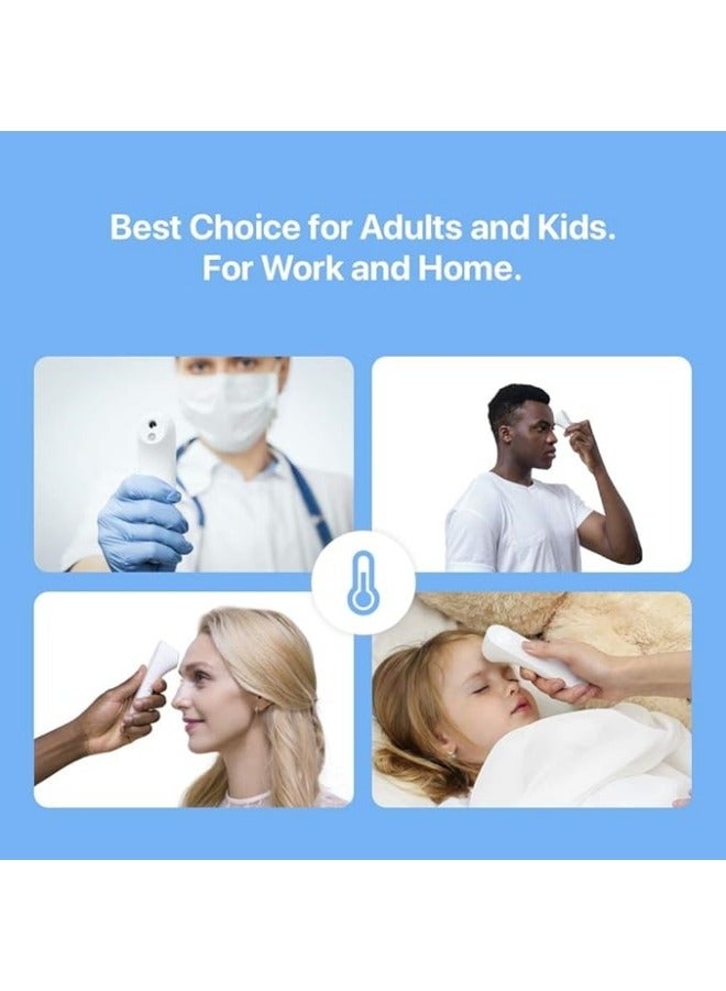 general No-Touch Forehead Thermometer, Infrared Digital Thermometer for Adults and Kids, Touchless Baby Thermometer, 3 Ultra-Sensitive Sensors, Large LED Digits, Quiet Vibration Feedback, Non Contact - Image 4