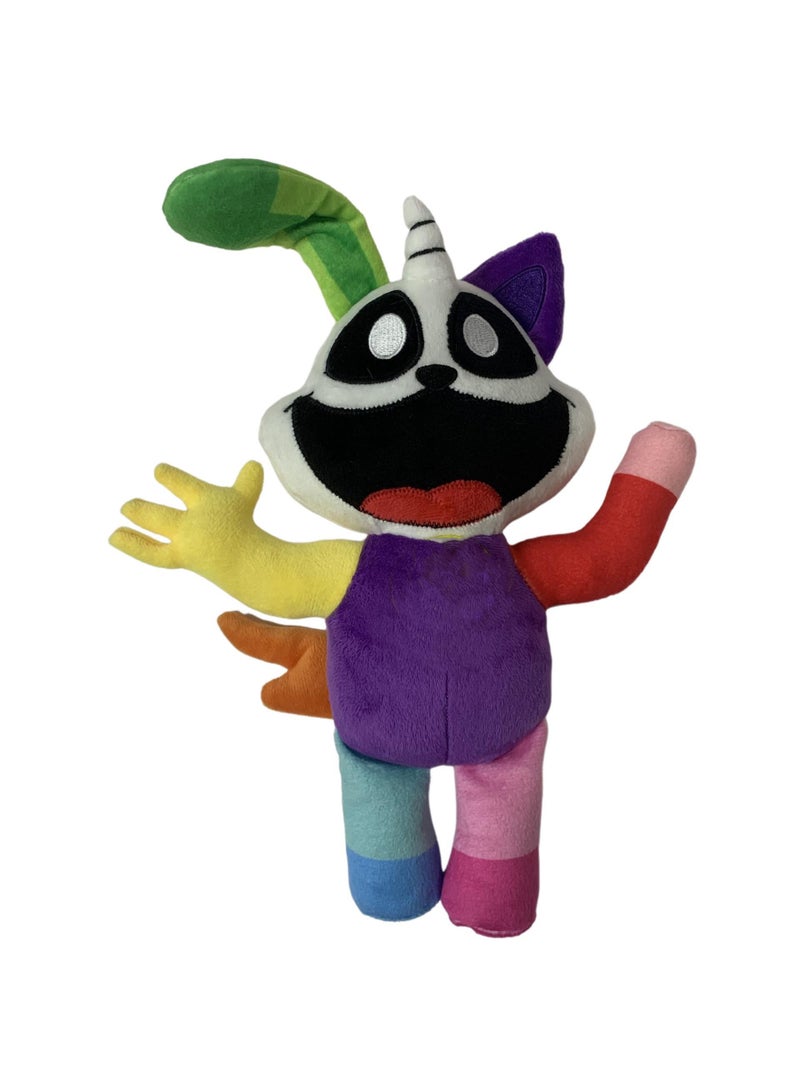 Loquat Poppy Playtime Smiling Critters 3 Plush Toy Cartoon Rainbow CatNap 30cm For Fans Gift Horror Stuffed Figure Doll For Kids And Adults Great Birthday Stuffers For Boys Girls