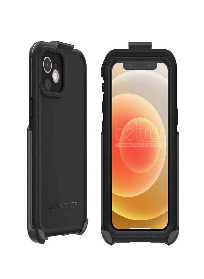مشبك حزام BELTRON متوافق مع حافظة LifeProof FRE Series لهواتف iPhone 13 Mini و iPhone 12 Mini (الحافظة فقط، الحافظة غير متضمنة) - Image 1