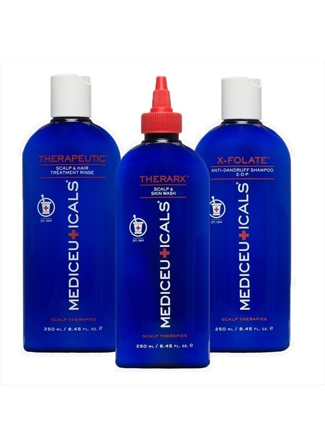 Therapro MEDIceuticals - Therapro Mediceuticals Scalp Treatment - 3 Piece Kit (for Dandruff & Psoriasis) - Image 1