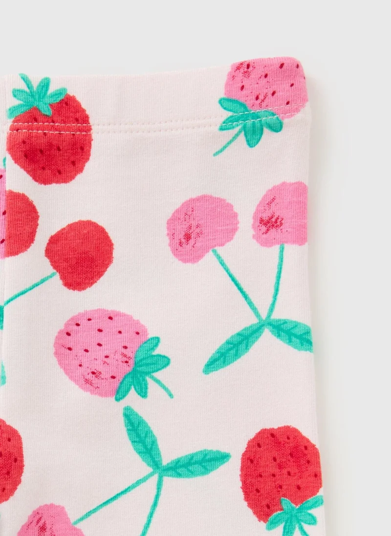 Matalan Girls Pink Fruit Leggings