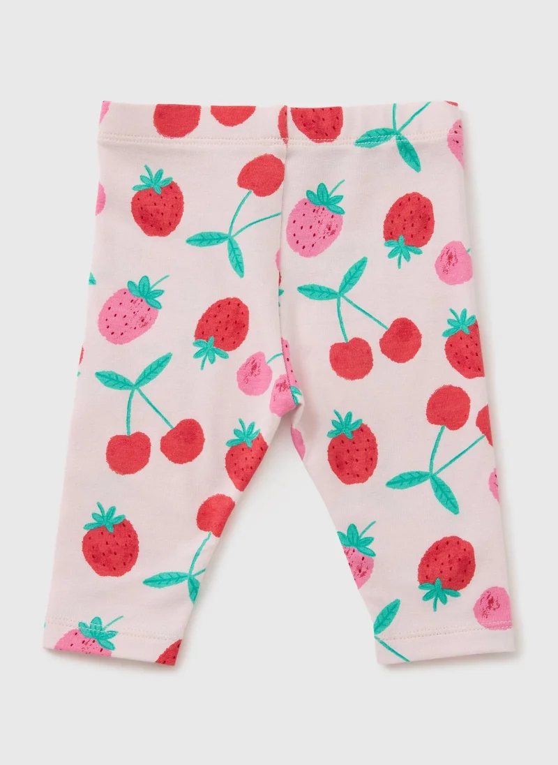 Matalan Girls Pink Fruit Leggings