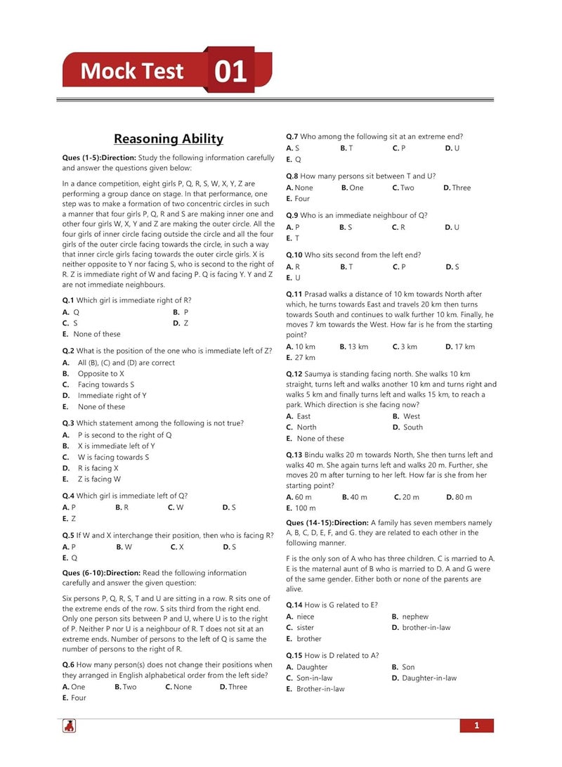 LIC AAO Assistant Administrative Officer Prelims Exam 2024 (English Edition) - 6 Full Length Mock Tests and 2 Previous Year Papers with Free Access to Online Tests  - Image 4