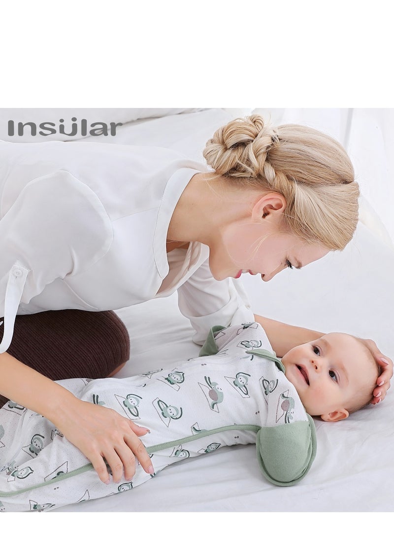 انسولار طفل التقميط كيس النوم مع كم قابل للسحب - Image 4