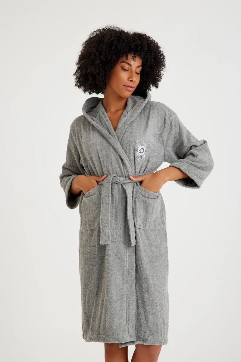 كوتن كونسيبت Plain and Hooded Cotton Children's Bathrobe