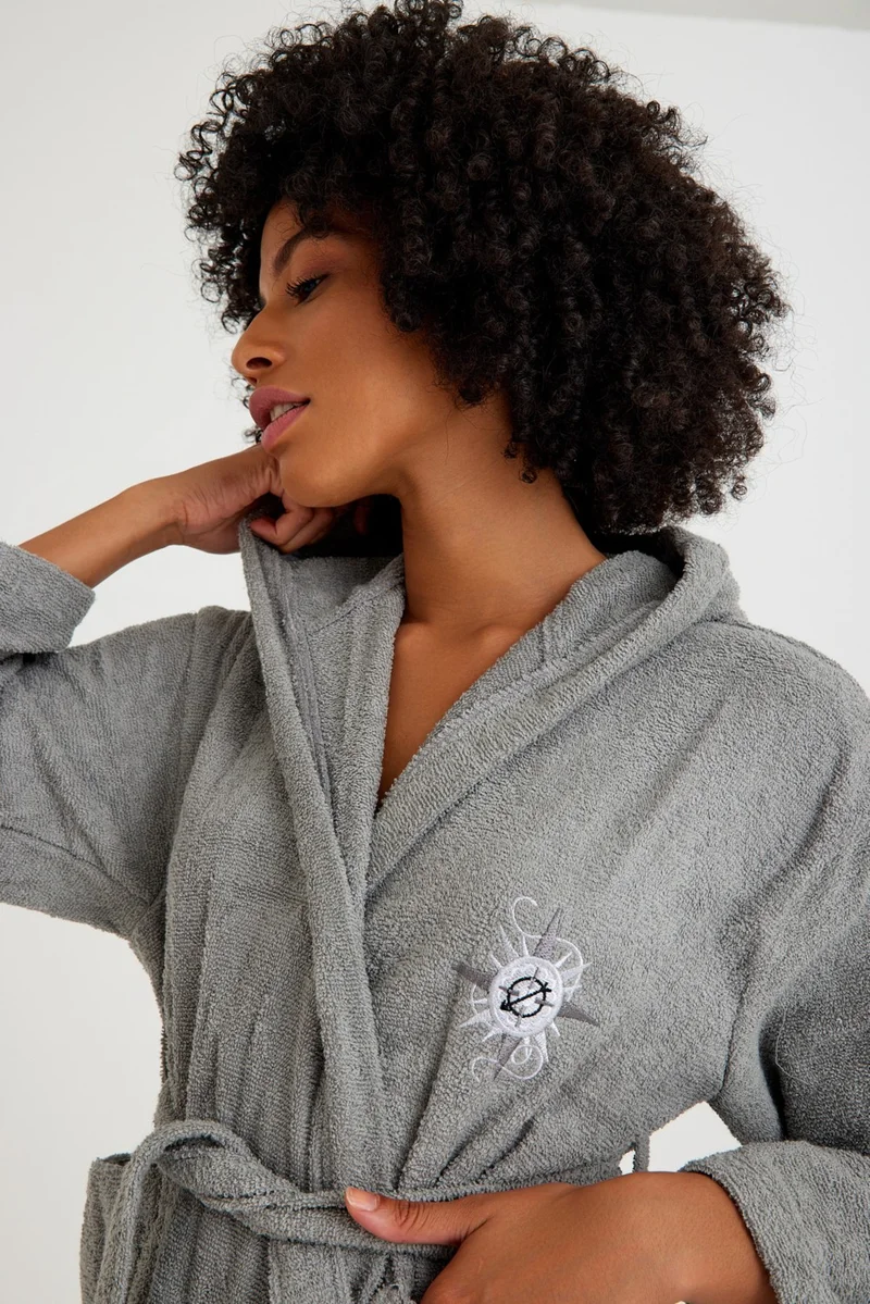 كوتن كونسيبت Plain and Hooded Cotton Children's Bathrobe