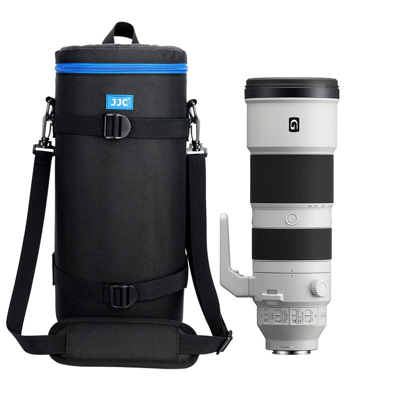 JJC Extra Large Thick Camera Lens Case Bag for Canon RF 200-800mm F6.3-9 IS for Nikon 180-600mm/600mm F6.3 for Sony FE 200-600mm Zoom 400-800mm F6.3-8 G &Teleconverte,Fits Lenses Below 5.5x14.6"(D x L) - Image 1