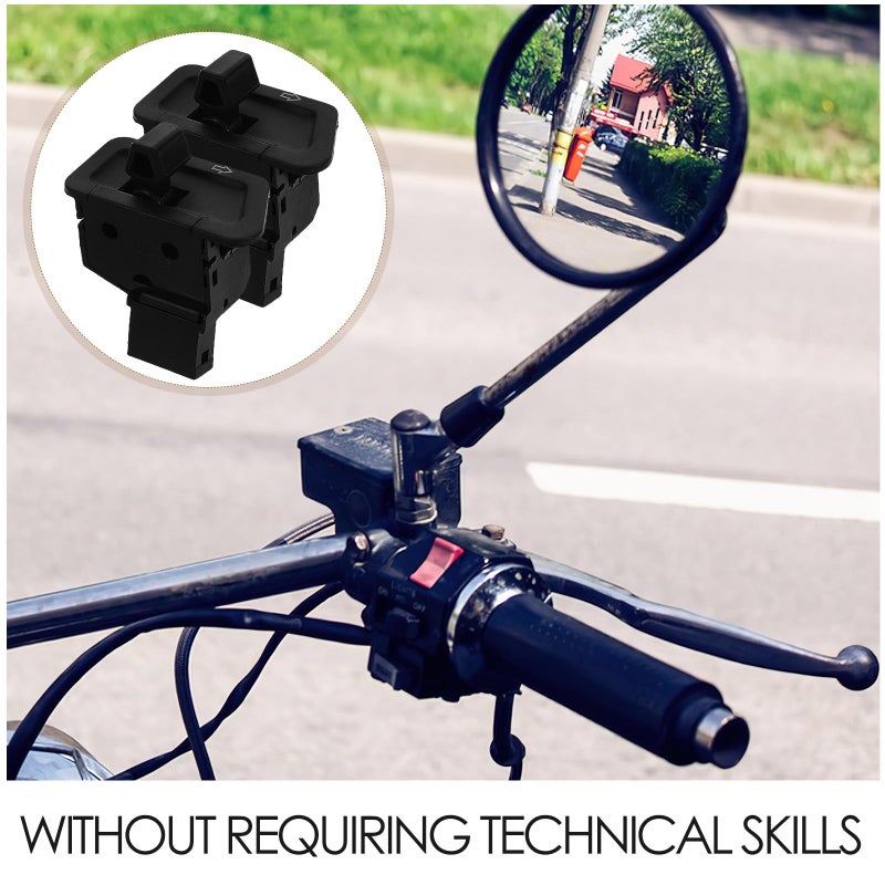 Universal Motorcycle Turn Signal Switch 2Pcs Electric Bike Light Control Scooter Ebike Replacement Parts - Image 4