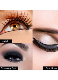 Faces Canada Ultime Pro Intense Gel Kajal With Smudger & Sharpener - Black,1.2 G | Waterproof & Smudgeproof | 3-In-1  - Image 5