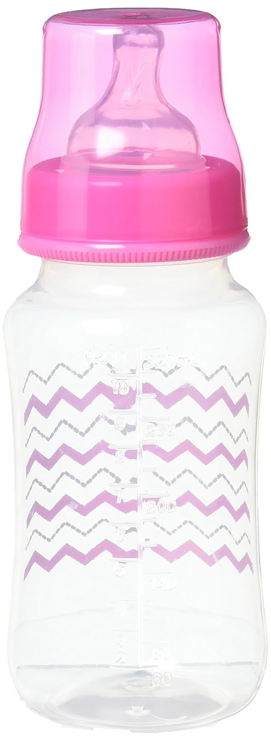 CRIBMATES 2 Piece Wide Bottle Whale Zigzag PinkGrey Multicolored - Image 3