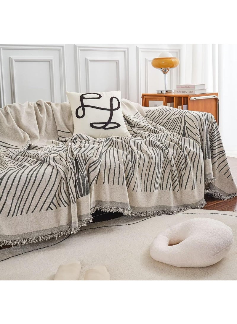 FASHION HOME Chenille Sofa Covers Washable Sectional Couch  Furniture Protector Blanket Throw for Living Room  - Image 5
