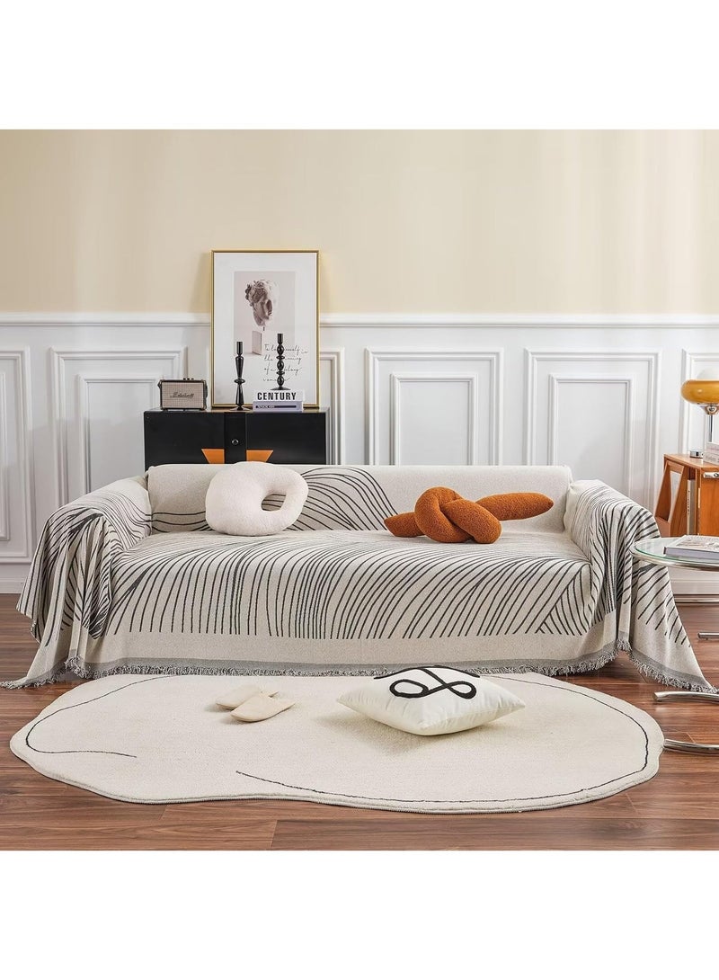 FASHION HOME Chenille Sofa Covers Washable Sectional Couch  Furniture Protector Blanket Throw for Living Room - Image 3