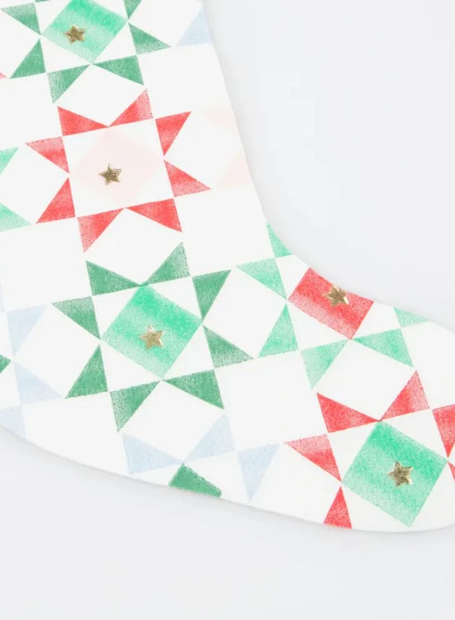 Meri Meri Patchwork Stocking Napkins