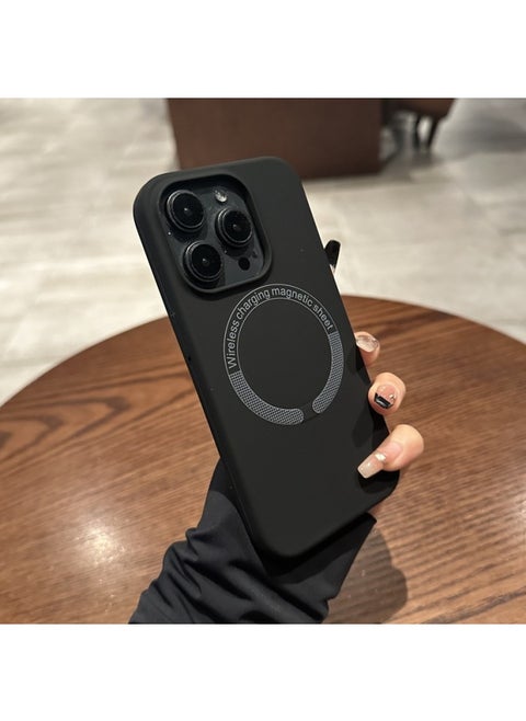 Official Real Liquid Silicone Magnetic Mobile Phone Case Premium For Apple Drop-resistant Case Multiple Models Available