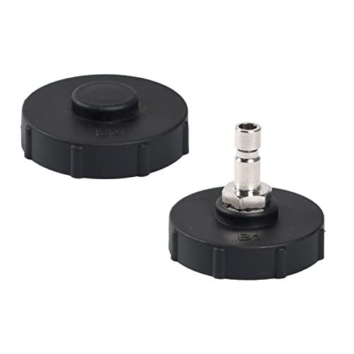 PESIKO 2PCS 435mm Master Cylinder Adapter Set Brake Bleeder Adapter Use for Chrysler Dodge Jeep and Plymouth Use with 4L Brake Fluid Bleeder - Image 1