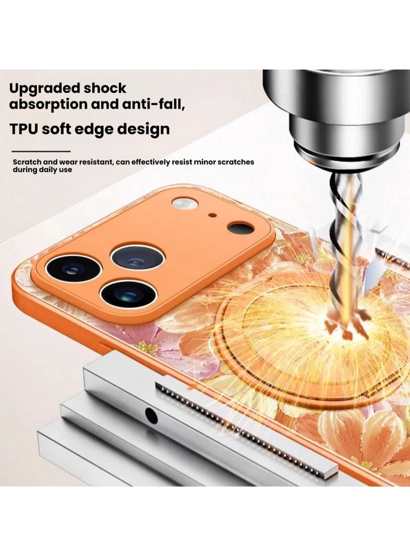 عام غطاء iPhone 17 Pro الكامل مع حامل مغناطيسي ورباط عنق ثنائي القفل - مقاوم للسقوط ومتوافق مع MagSafe - Image 3