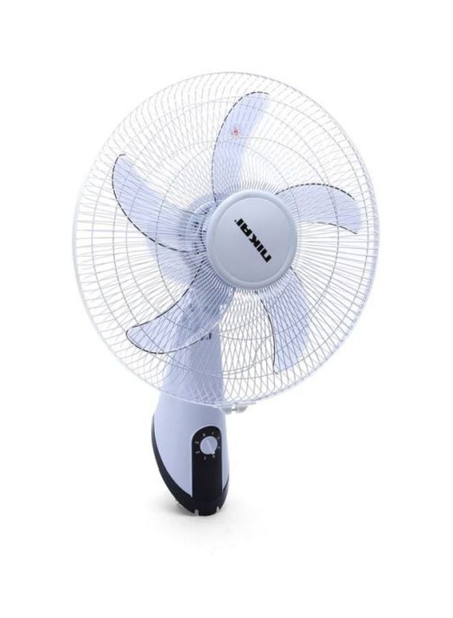 NIKAI 16” Wall Fan, T Class Copper Motor, 5 AS Knife Blades,90° Grill Oscillation, 3 Speed Control, Energy-Efficient, Ideal For Office, And Home 45 W NWF1635T1 White - Image 2