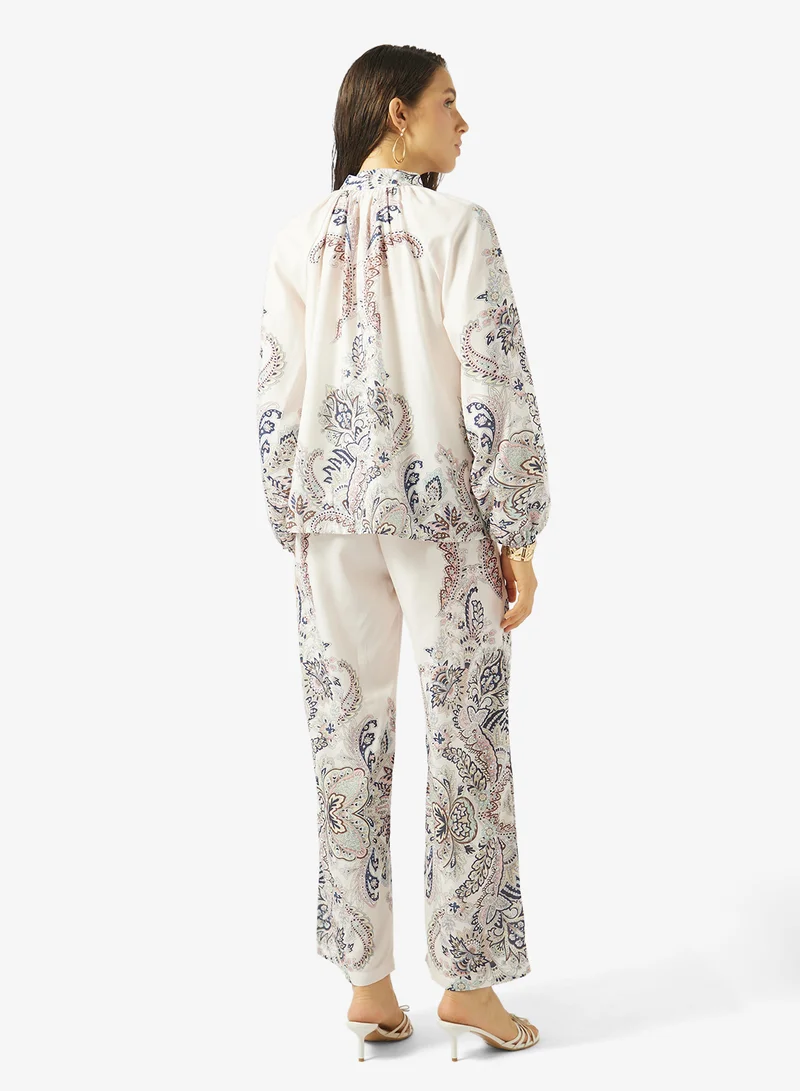 Soleira Printed Shirt & Pant Set