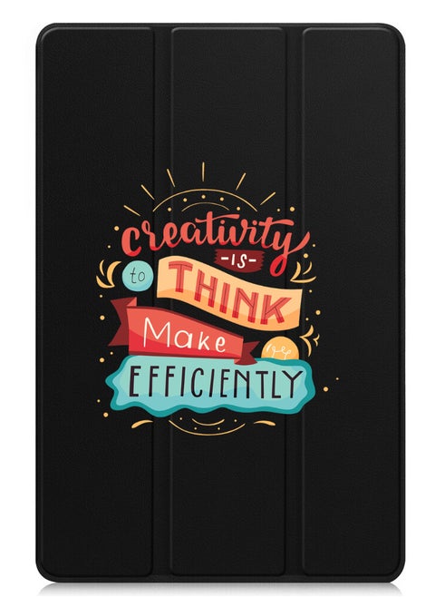 Protective Flip Case For OnePlus Pad 2 (2024) & OnePlus Pad Pro (2024) With Trifold Stand Auto Wake Sleep Shockproof Cover creativity is to think