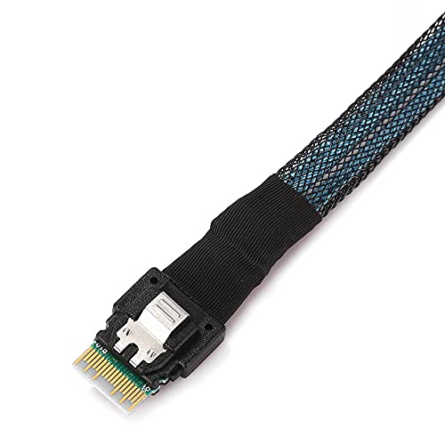 Cablecc U.2 U2 SFF-8639 to Slimline SFF-8654 4i NVME PCIe SSD Cable for Mainboard SSD 750 p3600 p3700 M.2 50CM - Image 3