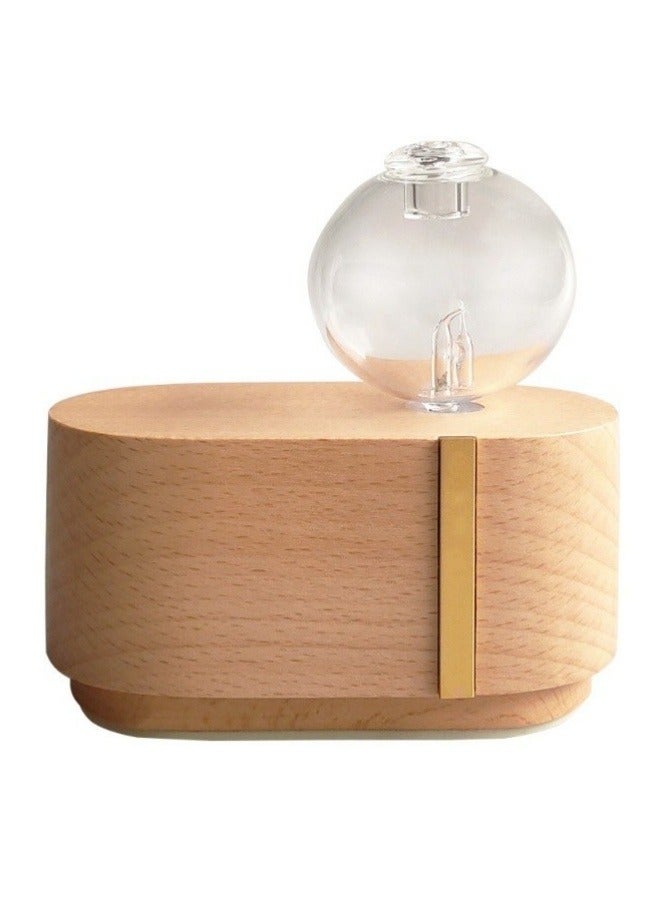 M MIAOYAN Diffuser professional grade wood and glass, premium essential oil diffuser, essential oil humidifier, atomizer, waterless  - Image 2