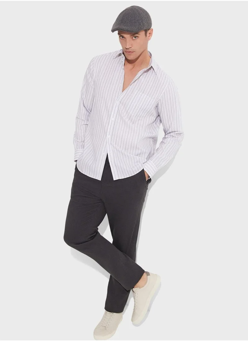 JUNE Striped Regualr Fit Shirt
