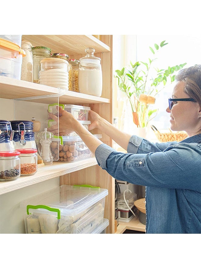 4 قطع لوحات تقسيم متعددة الوظائف ، خزانة الملابس ، مجلس الوزراء ، لوحة تقسيم رف الكتب ، أقسام خزانة الملابس ، أقسام أكريليك شفافة ، مناسبة للمطبخات وغرف المعيشة وغرف النوم - Image 4