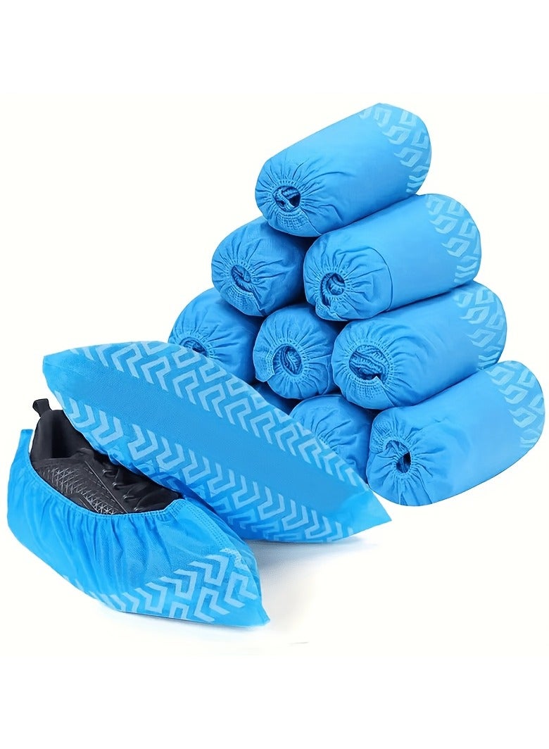 Arabest Disposable Shoe Covers - 30 Pack (15 Pairs) Disposable Shoe and Boot Covers Non-Slip, Durable Boot and Shoe Covers, One Size Fits All (Non-Woven)  - Image 1