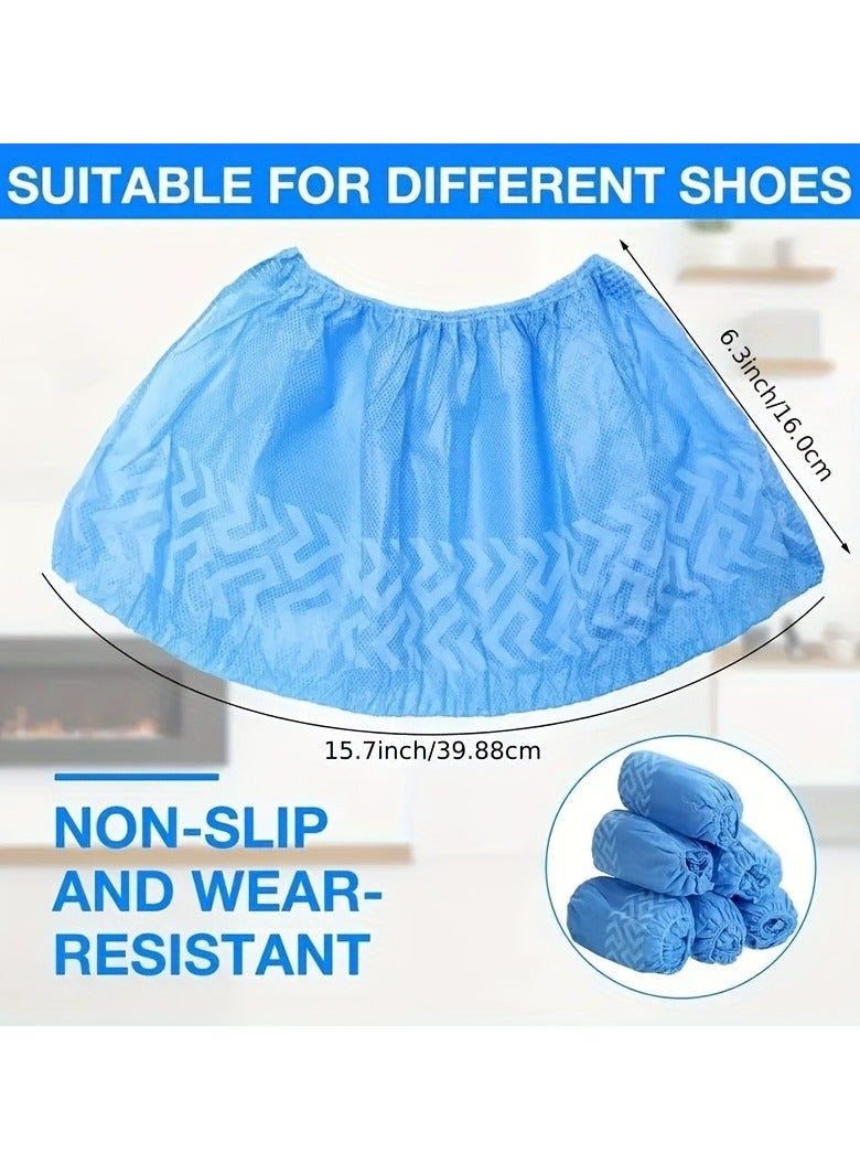 Arabest Disposable Shoe Covers - 30 Pack (15 Pairs) Disposable Shoe and Boot Covers Non-Slip, Durable Boot and Shoe Covers, One Size Fits All (Non-Woven)  - Image 3