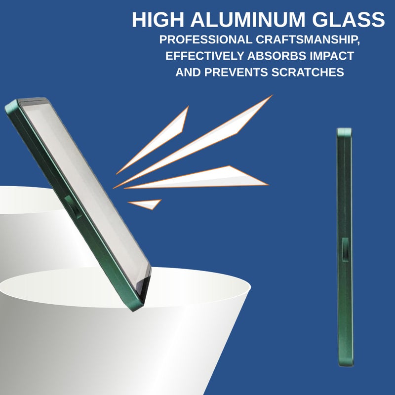 RedCap Magnetic Aluminum PSA Graded Card Holder 35PT Premium PSA Slab Protector Display Case with UV Resistant Glass Fits Standard PSA Graded Sports Trading Cards - Steel Moss - Image 5