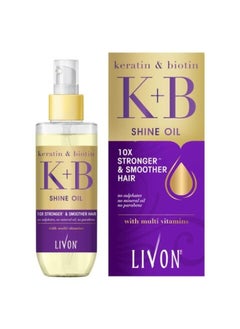 Livon Livon Keratin and Biotin Hair Shine Oil 100ml 